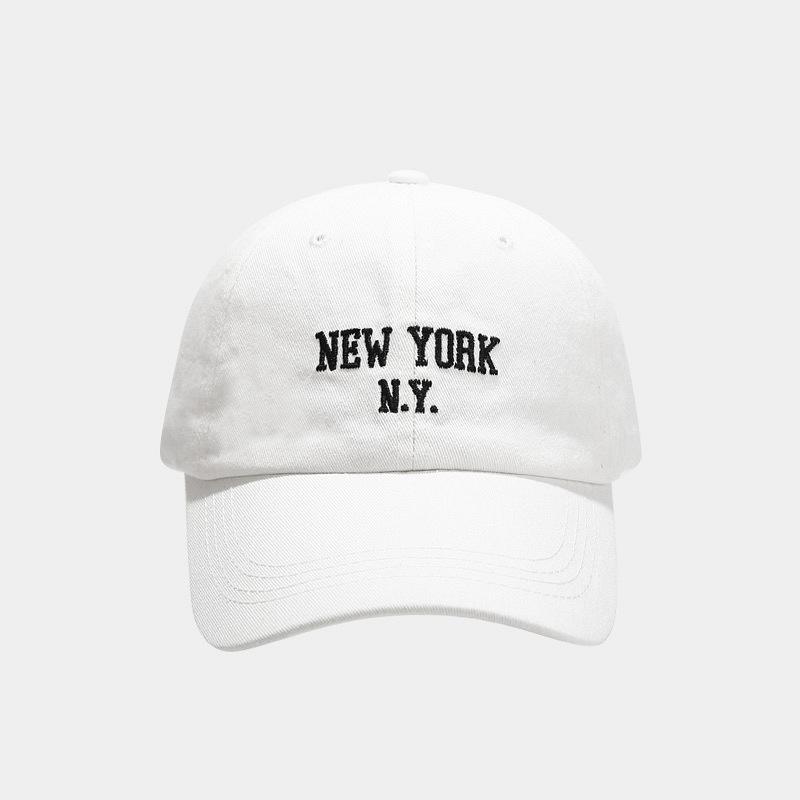 Peaked Top Soft Female Casual Hat Sun Adjustable Color Plain Solid Cap Baseball Women Stitching Embroidered Fashionable Trendy Simple Hats Caps
