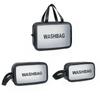 Female Toiletry Bag Portable Cosmetic Waterproof Bag Large Capacity Dust Proof Make Up Storage Handbags PVC Fashion Transparent Travel Bags