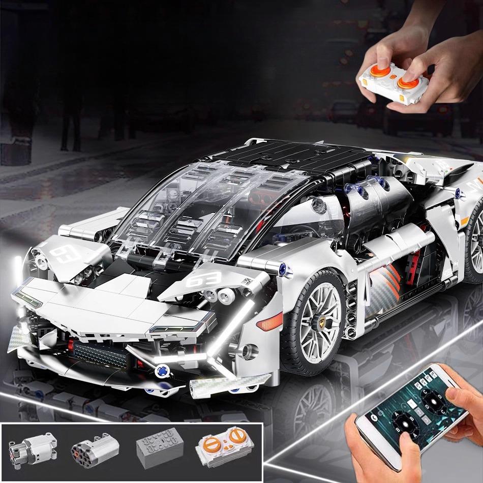 Technical Super 1:14 Sports Car Terzo Sian Building Blocks City Speed Famous Vehicle Bricks Assemble Toys Kid Gift