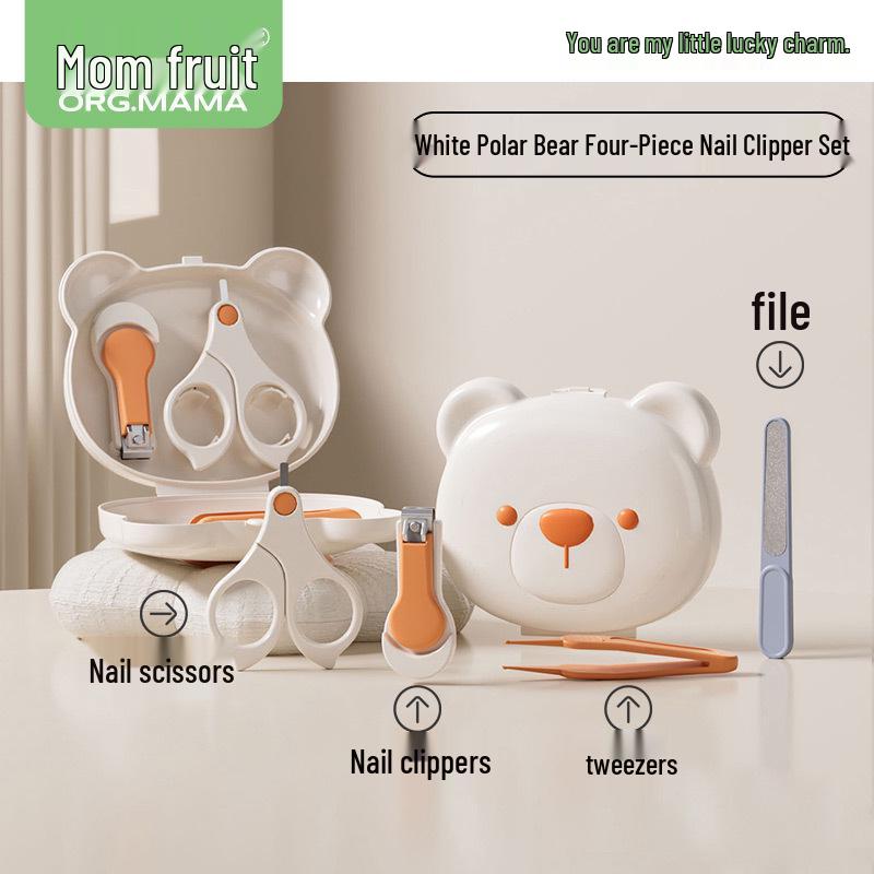 

Безопасный набор детских кусачек для ногтей: Ножницы, кусачки и пилочка для новорожденных и маленьких детей с защитой от защемления