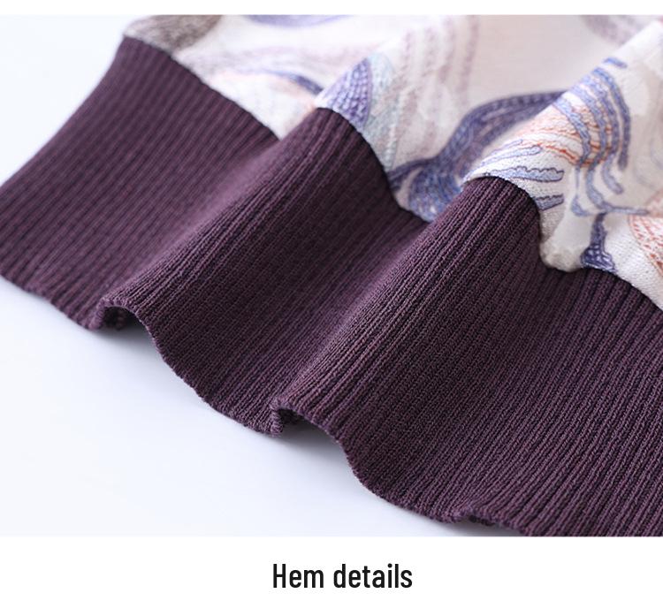 Stylish Ice Silk Summer Top for Petite and Middle-Aged Women