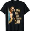 Ik Zag Dat Ik Het Papa Vertel Grappig Religieus Christelijk Jezus T-shirt Grafische T-shirts Unisex T-shirt Camiseta Hombre