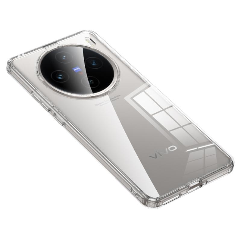 

For vivo X100s 5G Case Hard PC Soft TPU Dual-Layer Phone Cover Transparent