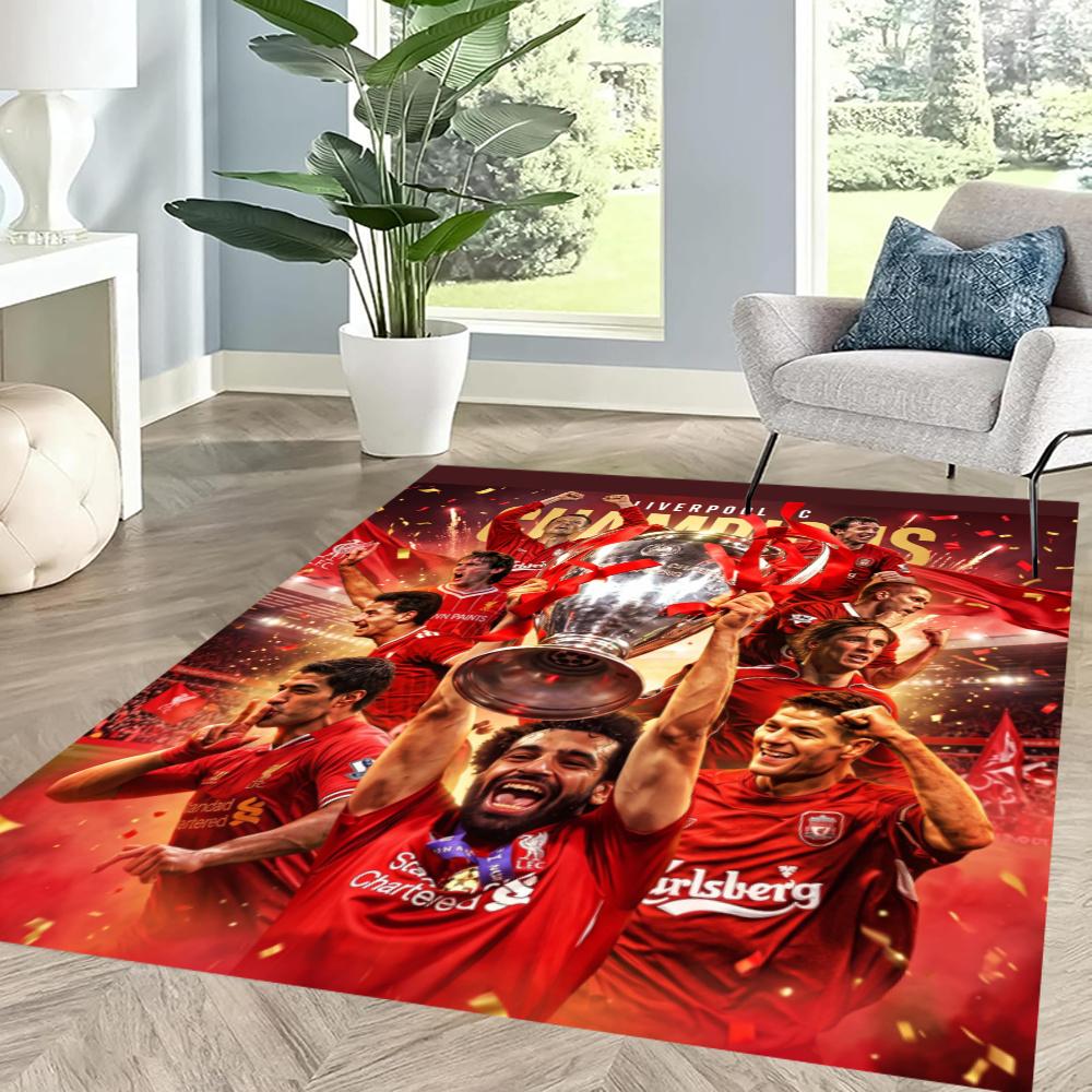 Liverpool Football Club Floor Rug Office Rug Suitable For Entryway Decorate Room Study Room Kitchen Antislip Carpet Office Home Decor