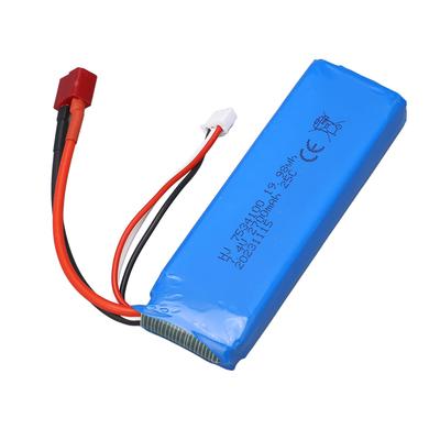 7.4V 2700mAh Battery Li Po Overcharge Short Circuit Protection Light Weight RC Battery For RadioMaster TX16S TX18S