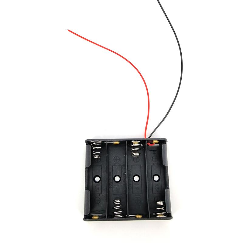 5pcs 1 2 3 4 Slots Ports AA Size Power Battery Storage Case Box Holder Leads With Q1