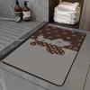 New Morandi Color Bathroom Doormat Balcony Floor Mat Modern Simple Bedroom Living Room Waterproof Leave-in Carpet