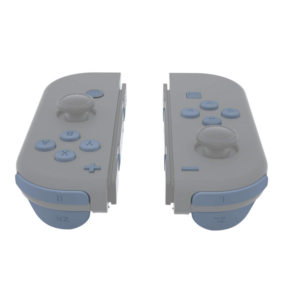 eXtremeRate Replacement Kit for Includes ABXY Home and Full Button Includes and replacement case not Joy-Con Switch, D-pad, SR, SL, L, R, ZR, ZL, +