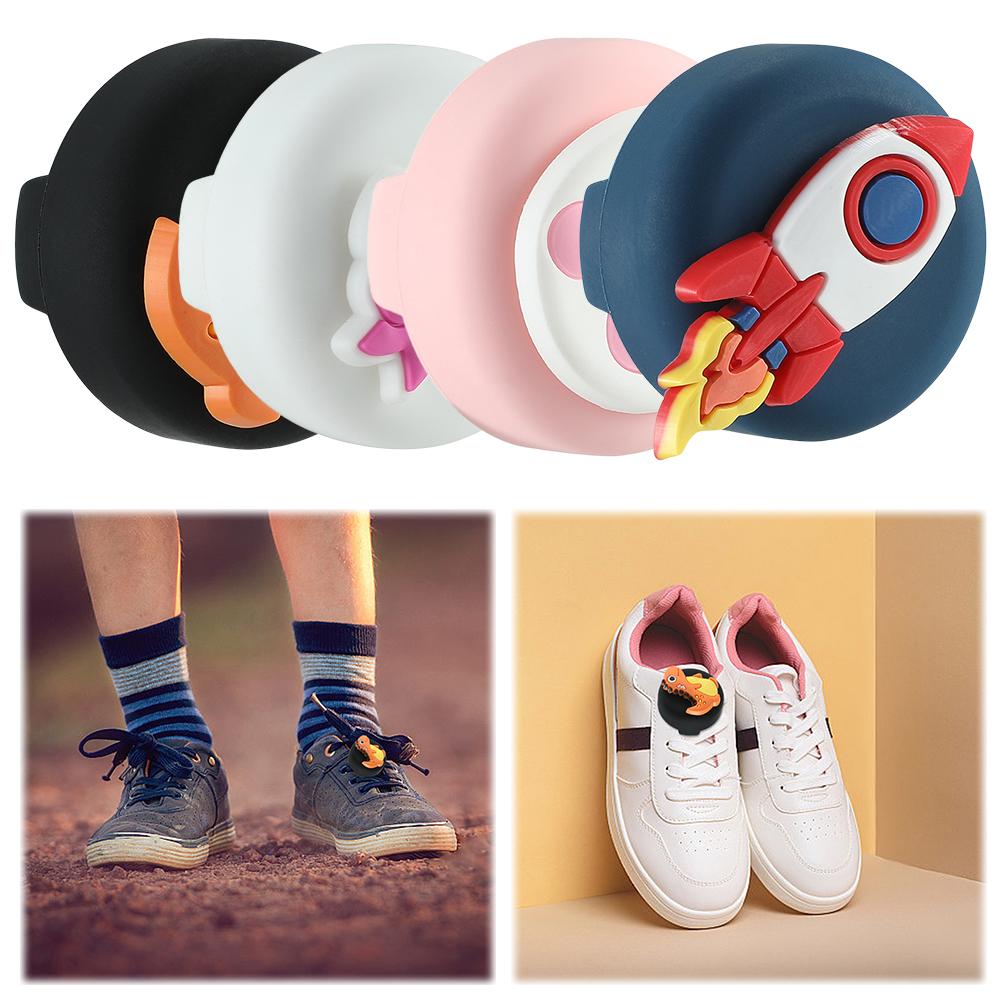 Waterproof Cartoon Case for Apple AirTag Silicone Cute Cartoon Holder GPS Tracker Holder for Kid Shoes Shoestring