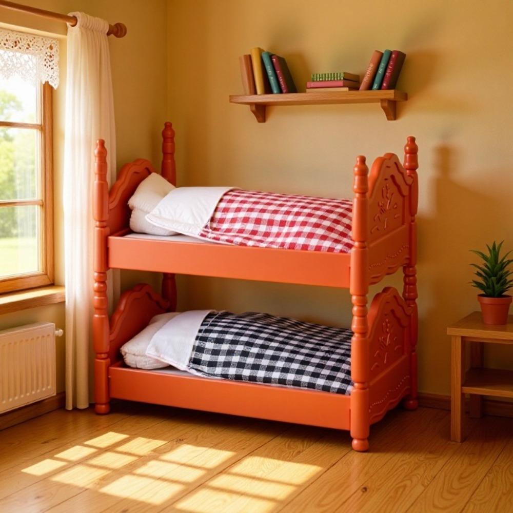 Plastic Dollhouse Furniture Multistyles Miniature Dining Table Bedroom 1:12 Living Room Sofa Set