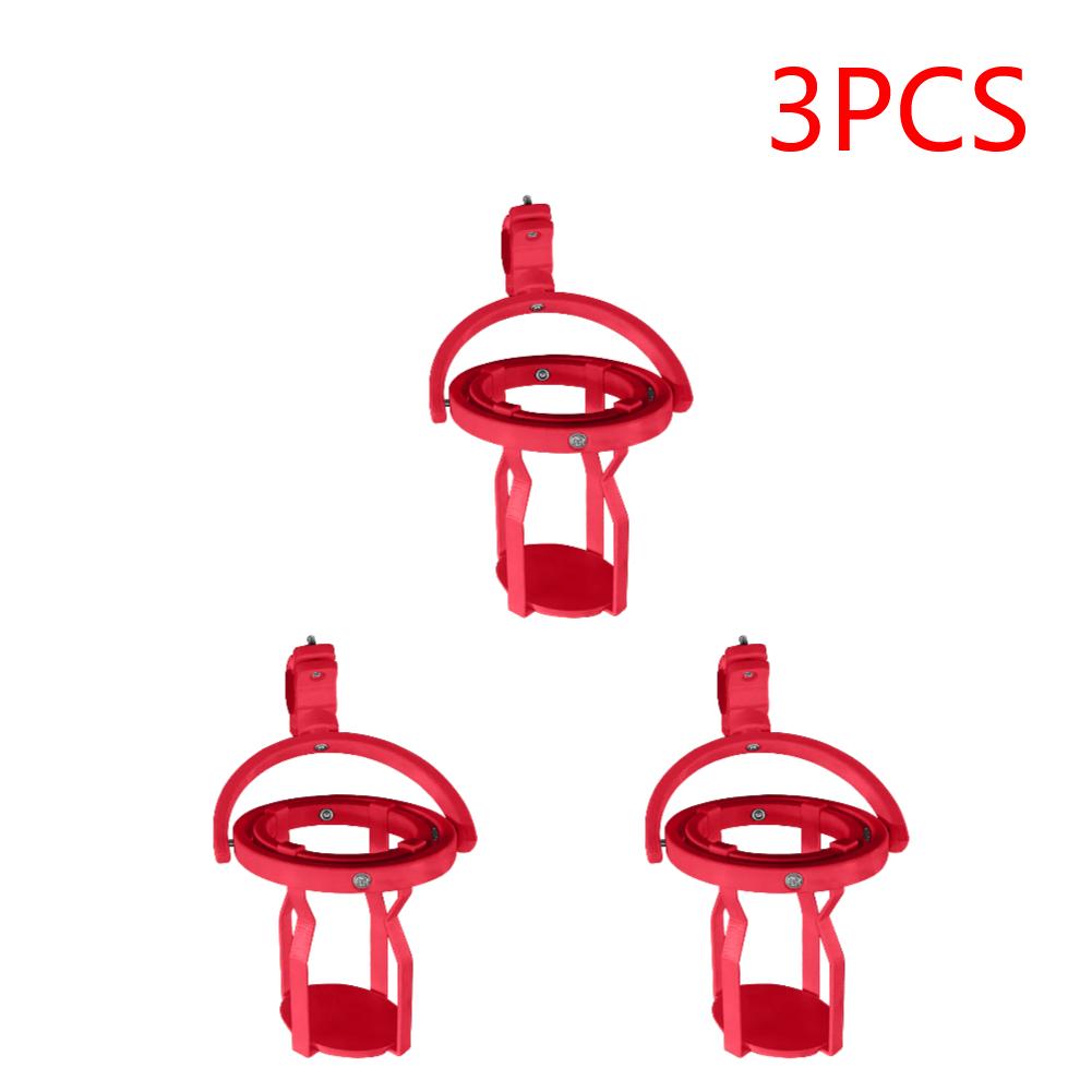 1-5PCS Gyroscopic Cup Holder Self Leveling Cup Holder Clamp Adjustable Clip On Hanging Cup Holder for Bicycles Electric Scooters