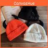 Solid Color Acrylic Knit Hat Elastic Fit Autumn Winter Cold Supplies Protection