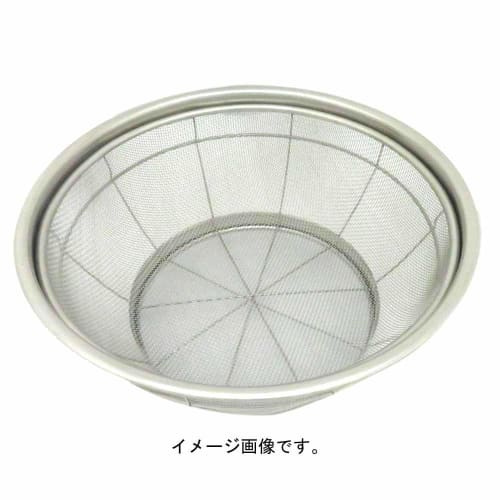 Endo Shoji New Mammoth 30cm Shallow Stainless Steel Strainer for Commercial Use, Made In China, Silver, AZL4330
