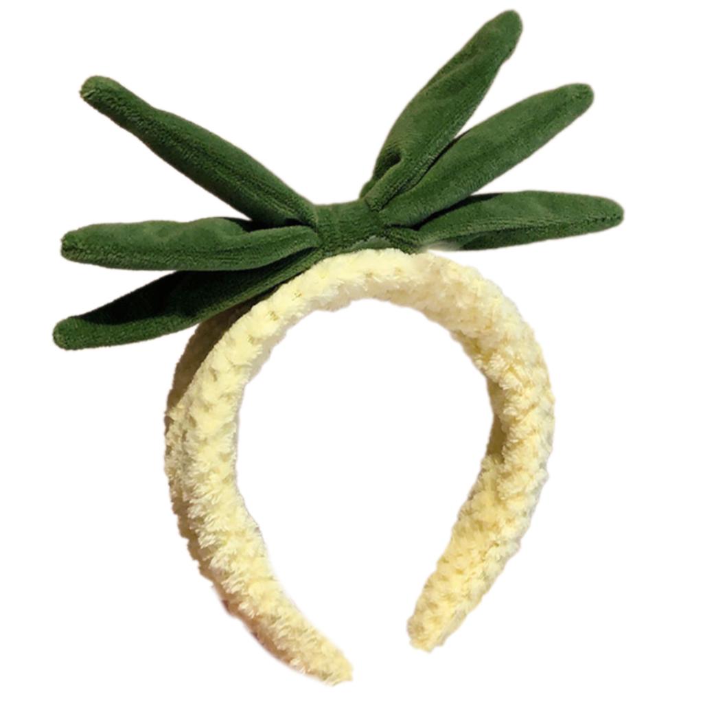 Pineapple Headbands Cosplay Tomato Headwear Hairbands Headwear Makeup Washing Face Hairbands Birthday Party