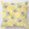 Yellow Dandelion Leaf Pillowcase Office Living Room Home Pillowcase Car Ornaments