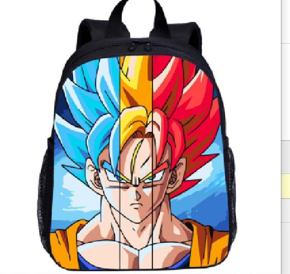 Anime Peripheral Dragon Ball Backpack Dragonball Student School Bag Wukong Polyester Backpack Backpack