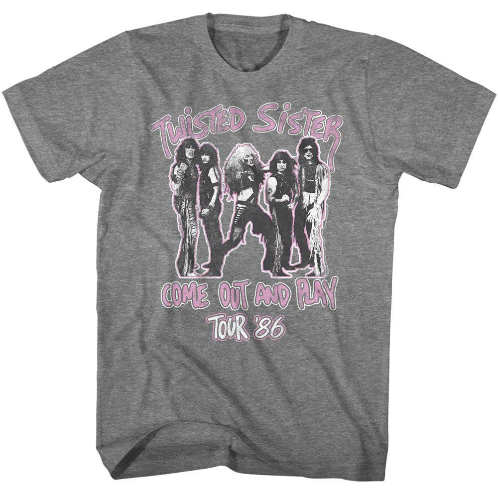 Twisted Sister  Come out and play Tour Rare Graphic Cotton Tee for Gifts NZ773 Unisex T-Shirt XXXXL