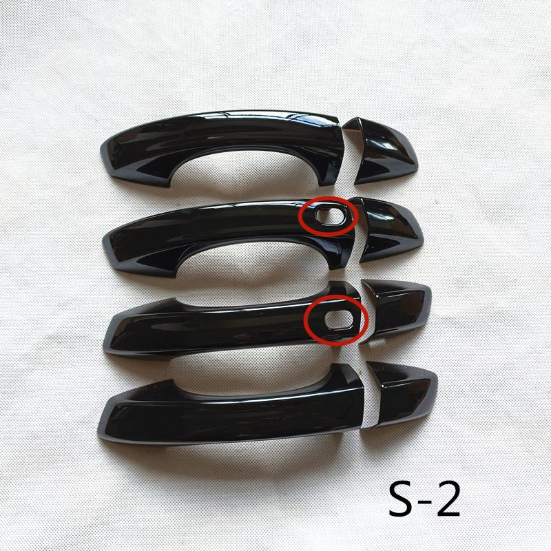 

Аксессуары для SEAT Leon Cupra 5F FR MK3 2014 2015 2016 2017, накладка на дверную ручку, пластиковая глянцевая накладка S-2