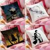 Steins Gate Cushion Cover Pattern Printed Pillowcase for Living Room Sofa Cushion Cover & Bedroom Decor