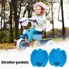 1 Pair Kids Bicycle Replacement Pedal Child Tricycle Non-slip Pedal Baby Stroller Colorful Plastic Pedal Bike Accessories