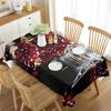 Red Pomegranate Tablecloth Sweet Fruit Pattern Rectangular Table Cover Dining Table Coffee Table Kitchen Minimalist Decoration