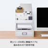 Slim Desktop All 26cm W X D X Made In Desktop Storage Holds and Over 10 Million Units Like-it MX-02 Organizer, Stand, Gray, Approx. 18.5cm 18.2cm H,