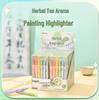 Soft-Tip Herbal Tea Scented Highlighter: Creative Doodle and Journaling Pen