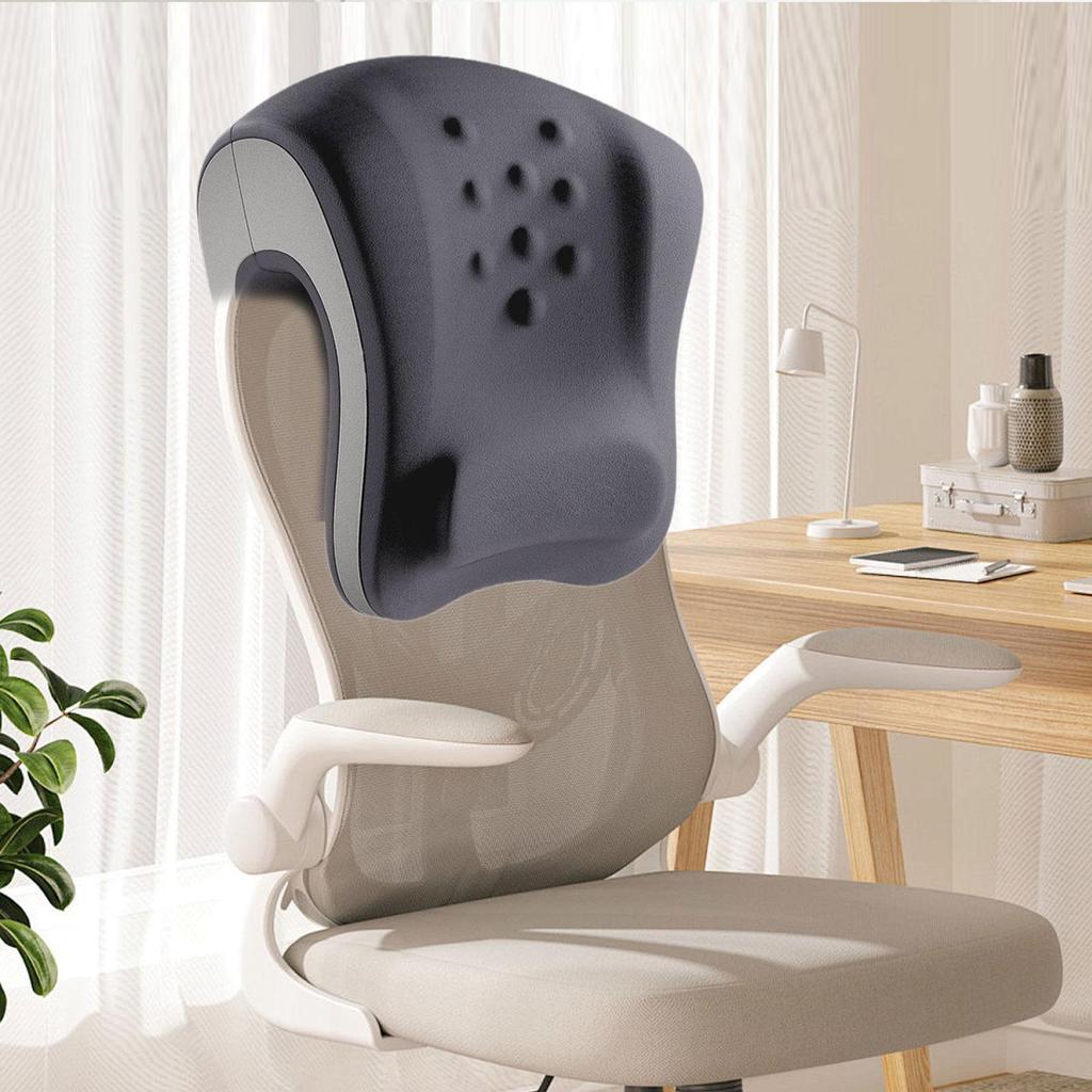 Bürostuhl Nackenkissen Weicher Samt Ergonomisches Kopfstützkissen für Schreibtisch Gaming Auto Reisen Nickerchen Komfort