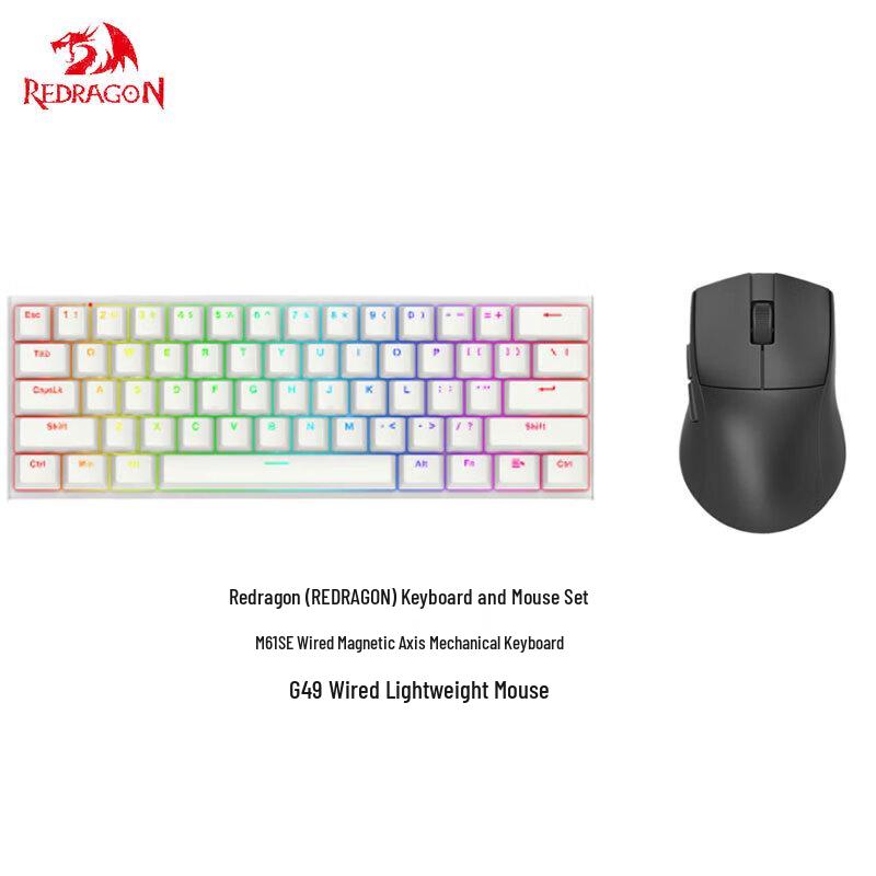 REDRAGON G49 Wired Magnetic Switch Mechanical Keyboard & Mouse Combo