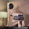 Night Cat Backless Sex Underwear Women's Sexy Hollowed-out Perspective Hip-wrapped Disc-buckled Stand-up Collar Women's Lace Tight Cheongsam Uniform