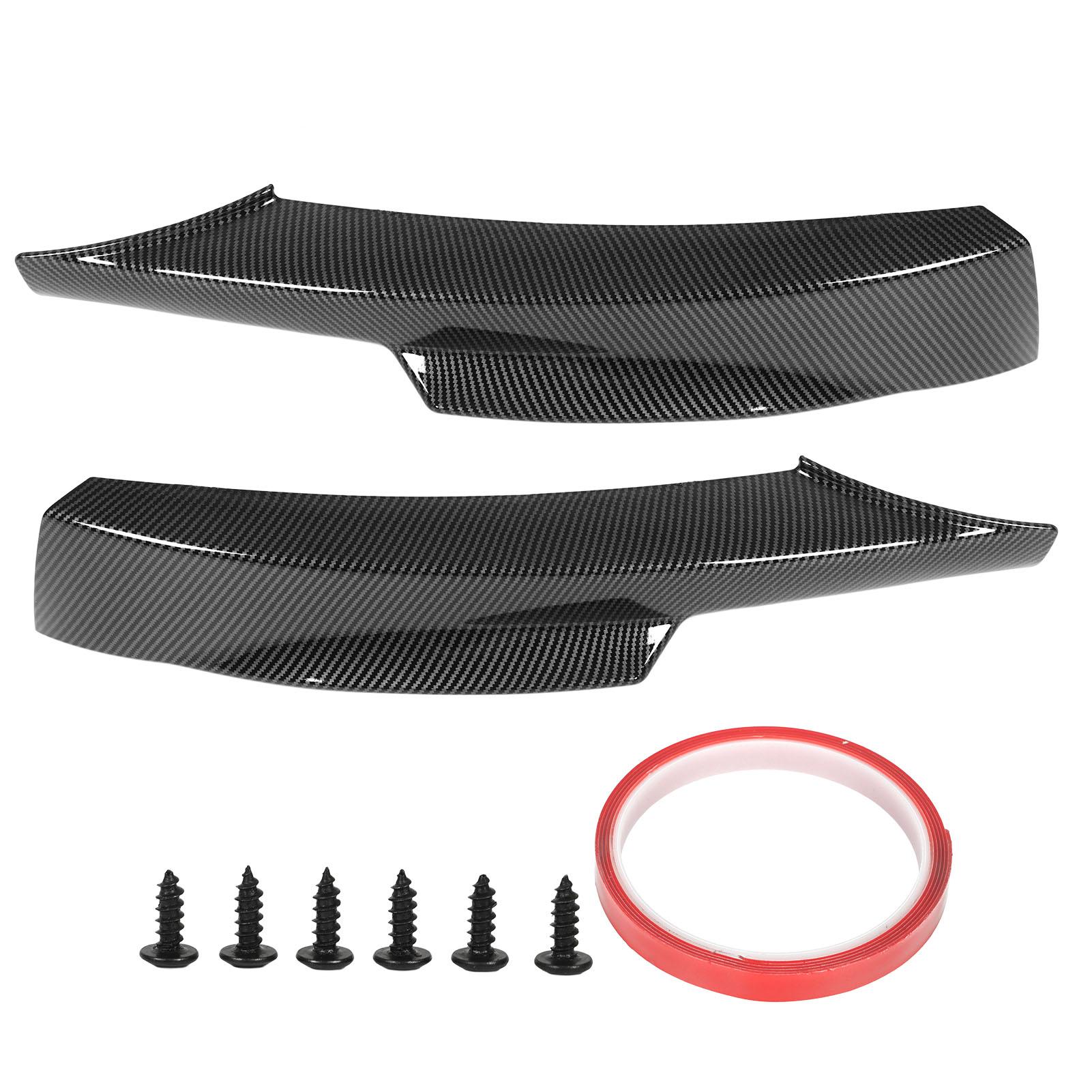 Front Bumper Lips Bumper Corner Spoiler Splitters Lower Bumper  or for E90 M Sport LCI Sedan 20092012