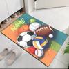 Custom Name ball sports Printed Carpet, for Office Chair Living Room Bedroom Kitchen Room Decor Gifts.