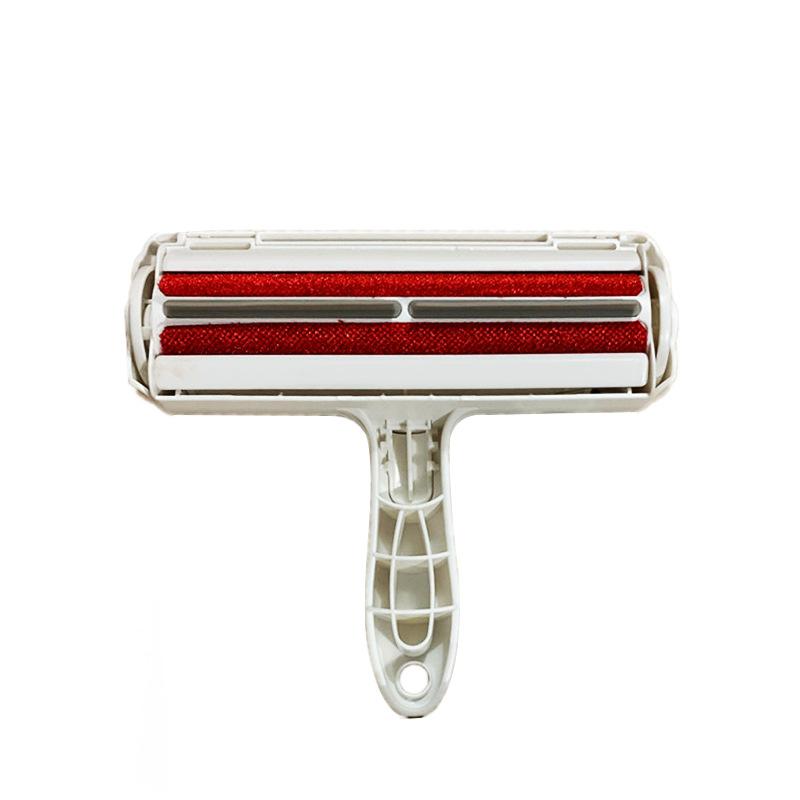 Reusable Plastic Pet Hair Remover Roller Dog Cat Hair Cleaning Brush Removing Self-Cleaning Lint Sofa Clothes Convenient Clean