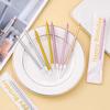 Slim Gold Plated Candles Birthday Cake Candles Party Candles Gold Plated Candles Slim Candles