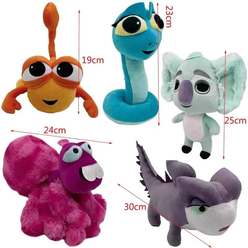 1/5pcs Back to the Outback Plush Toy Frank Voice Chaz Cartoon Stuffed Animal Plushie Soft Dolls PIllow Gifts for Fans Birthday