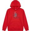 Nike × MLB Hoodie Boston Red Sox Stylish Versatile Sports Comfortable Hooded Pullover Long Sleeve Fleece Kids Hoodies 3Z3B3SBGA-BOS