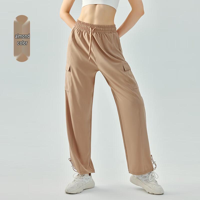 OLOMMjage Ball Women s High-Waist Cargo Sport Pants S-XL
