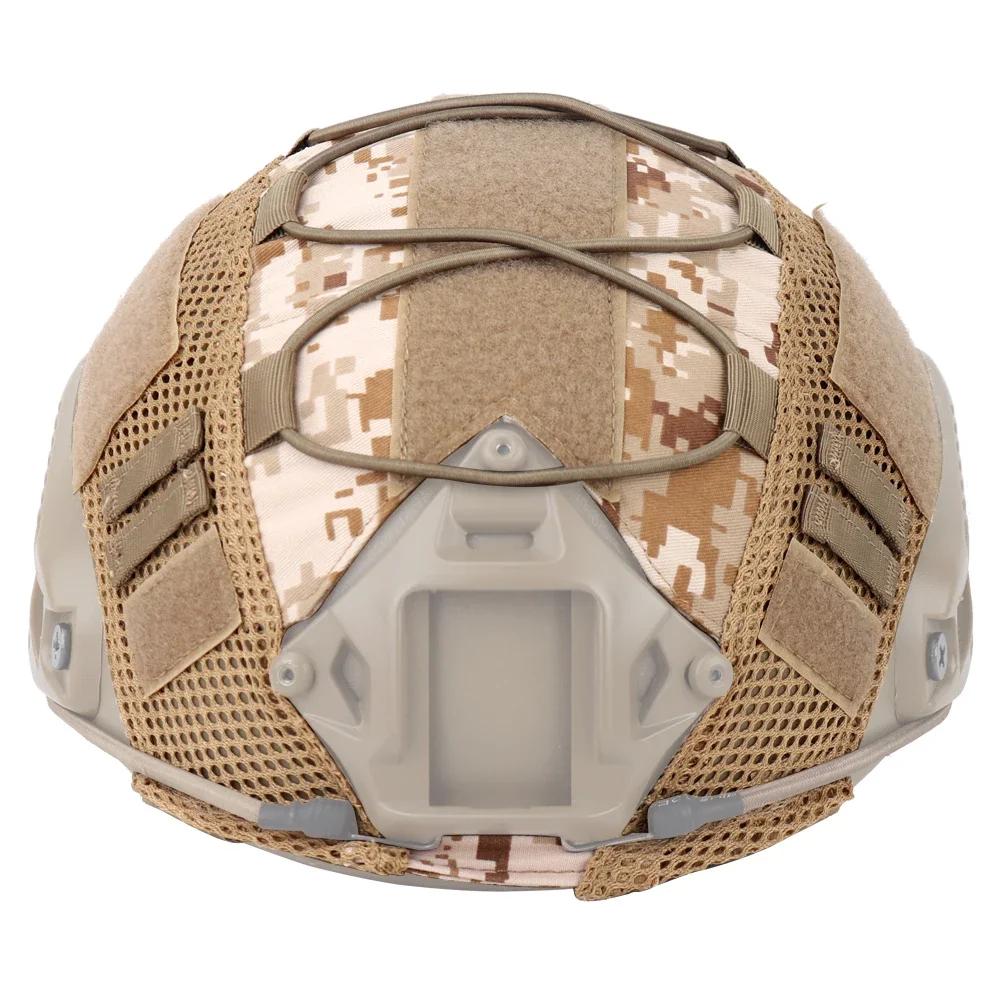 Sport Helmet Cover Hunting Shooting Airsoft Helmet Cover Mesh Paintball Helmet Cover for Ops-Core PJ/BJ/MH Fast Helmet Cover