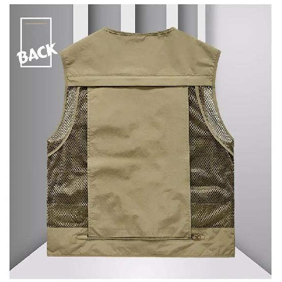 14 Pockets Summer New Men US Tactical Hiking Fishing Vest Mens Photographer Waistcoat Mesh Cargo Sleeveless Jacket Tool Vest