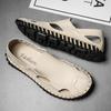 Summer Big Size 38-48 Men's Sandals Fashion Handmade Leather Casual Male Shoes High Quality Outdoor Breathable Beach Slippers