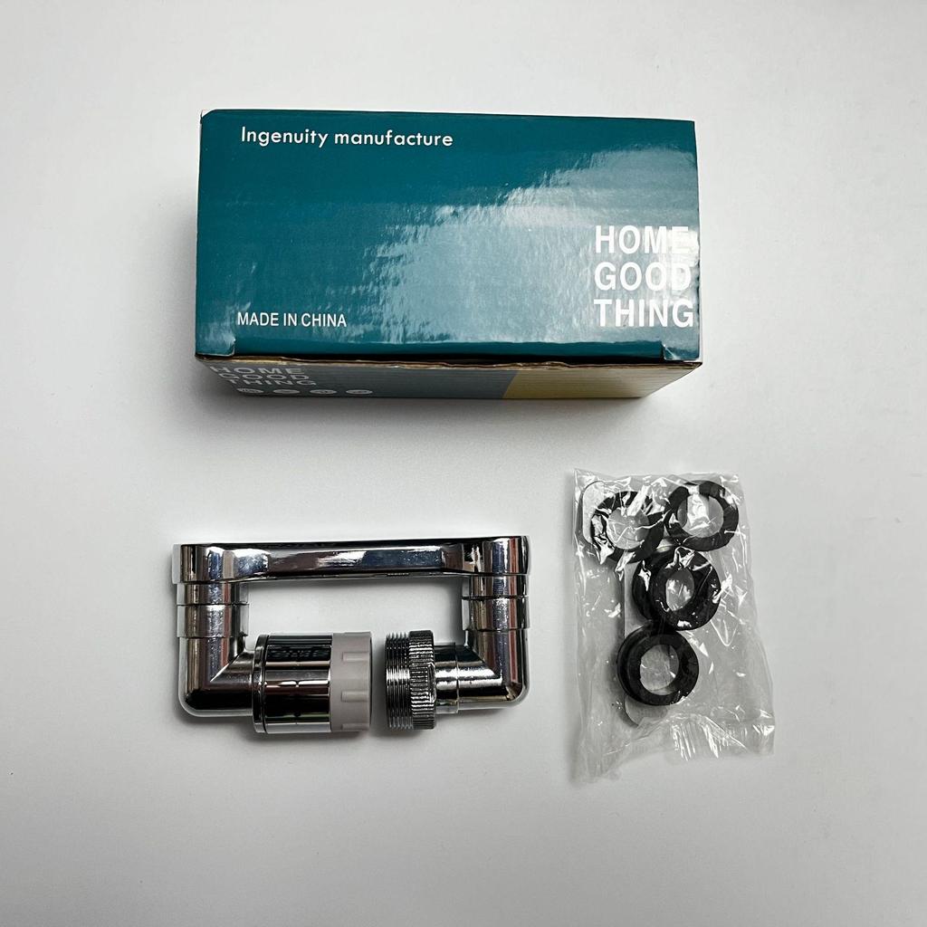Universal Anti-Splash Swivel Mechanical Faucet Extender & Aerator