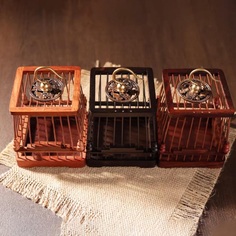 9x7.5cm Grasshopper Cage Cricket Insect Pet Cage House Catcher Feeding Wood Cage Small Parrots Finch Pets Birdcages New
