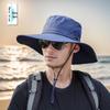 Versatile Summer Sun Hat with Large Brim and Shawl for Fishing, Mountaineering, and Sun Protection
