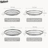 1PCS Silver Stainless Steel Drain Tray, Oil Draining Tray, Oven-safe Baking Tray, Round Kitchen And Household Oil Draining Rack