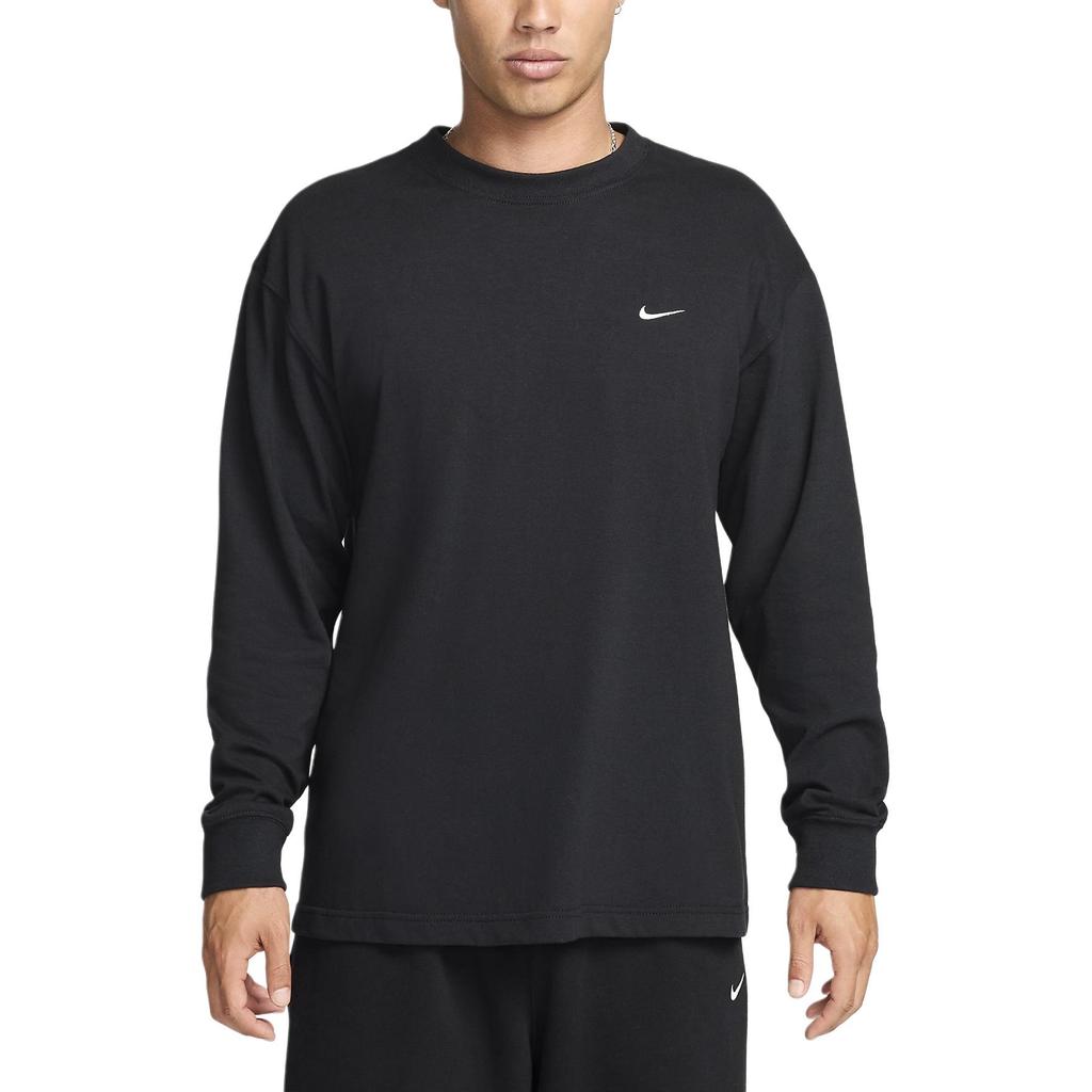 Nike Made In USA Series Comfortable Versatile Fashion Pullover Long Sleeve T-Shirt Men Tops Black DN1574-010