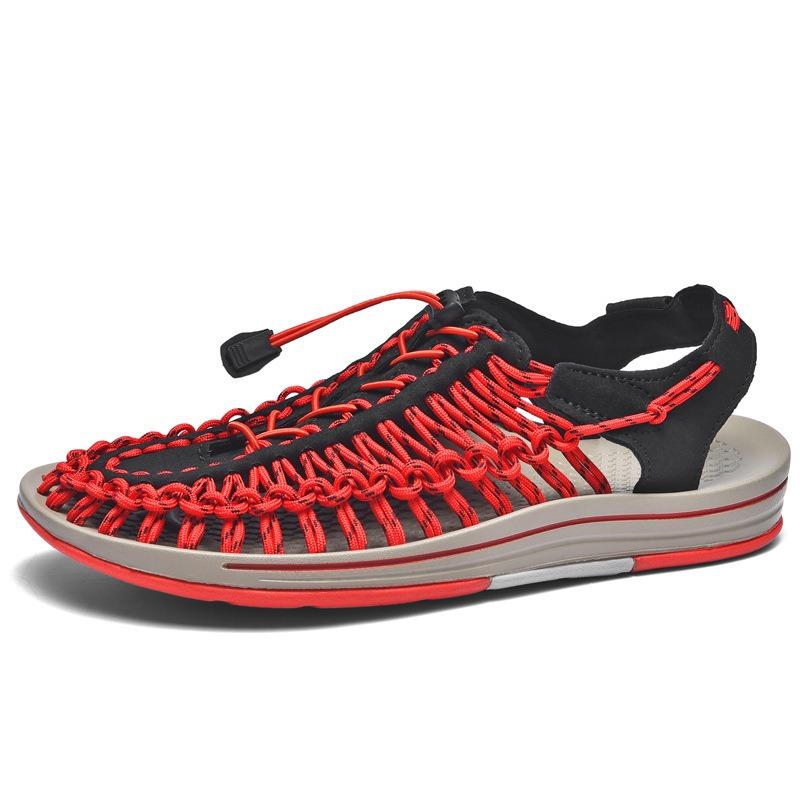 Large Breathable Sandals for Women, Casual Woven Sandals, Beach Women's Shoes, Couple's Shoes