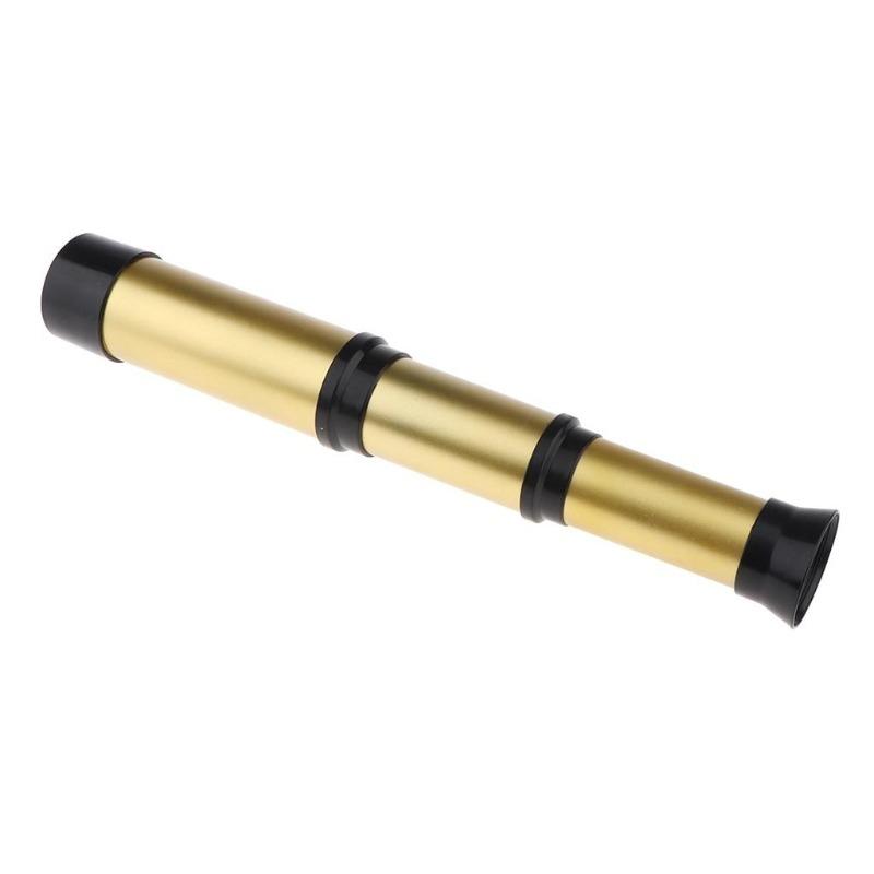 

1 шт. Детский монокулярный телескоп Водонепроницаемый ручной телескоп Для кемпинга на открытом воздухе Увеличение Охотничий телескоп золотистый