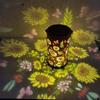 One  LED Hanging Solar Lantern Outdoor Waterproof Decorative Garden Light for Lawn Pathway Decor