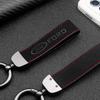 AAAMP1 Car Suede Logo Keychain Zinc Alloy Key Ring Accessories For Ford Ranger S-Max Focus Galaxy Mondeo Transit Tourneo Custom Ranger