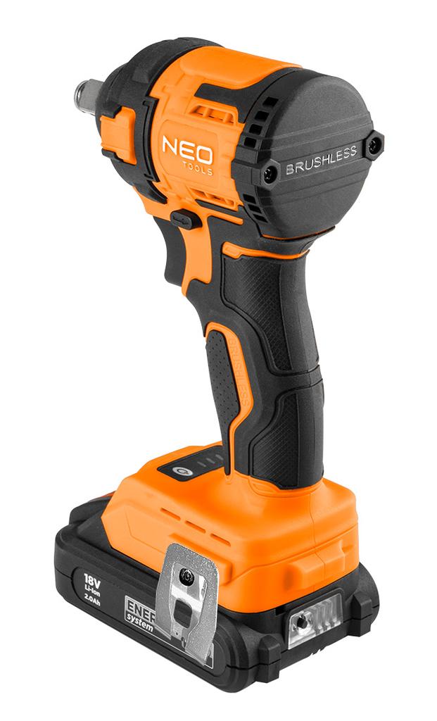 Brushless impact wrench 18V, 350Nm, ½", compact, Energy+, without battery